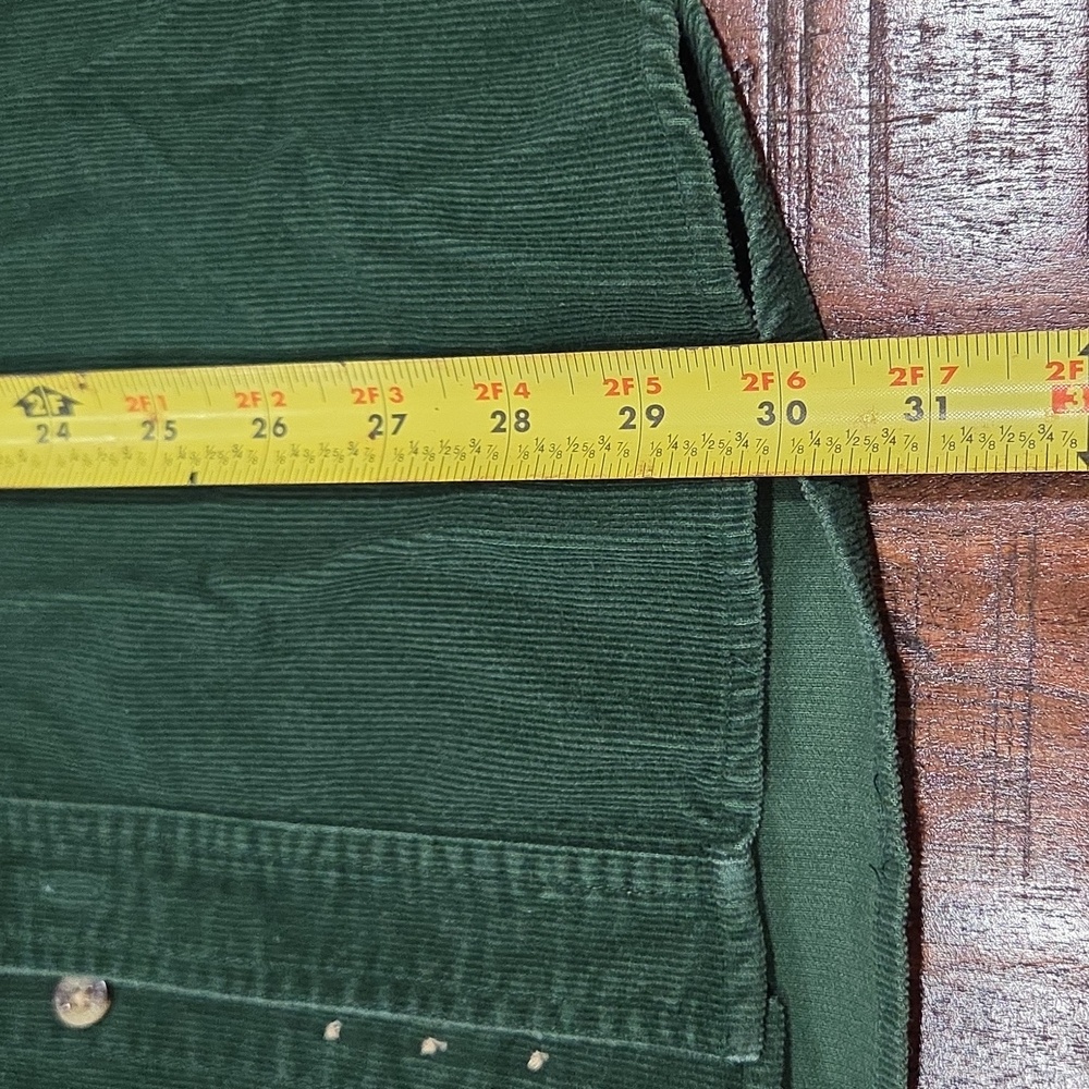 Vintage Disney Tigger Green Corduroy Button-Up Shirt - Picture 5 of 6
